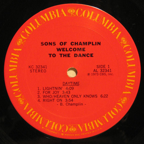 The Sons Of Champlin - Welcome To The Dance