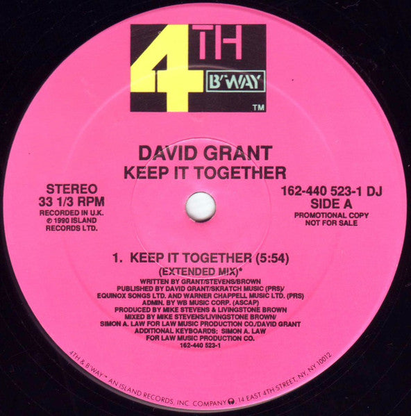 David Grant - Keep It Together