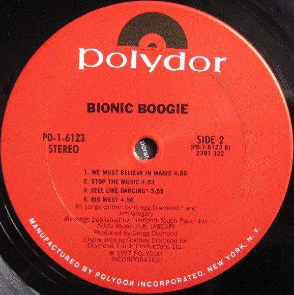 Bionic Records Band Bionic Boogie by Bionic Boogie – Record Selector