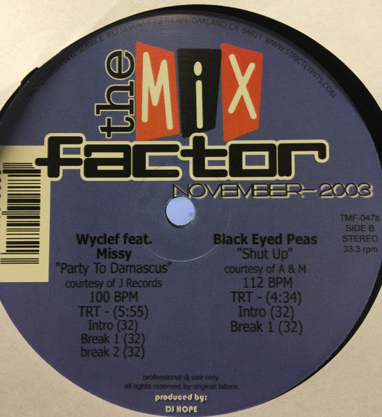 Various - The Mix Factor (November 2003)