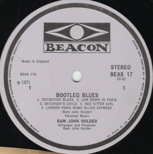 Ram John Holder - Bootleg Blues