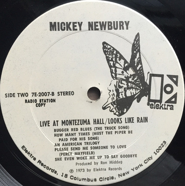 Mickey Newbury - Live At Montezuma Hall / Looks Like Rain