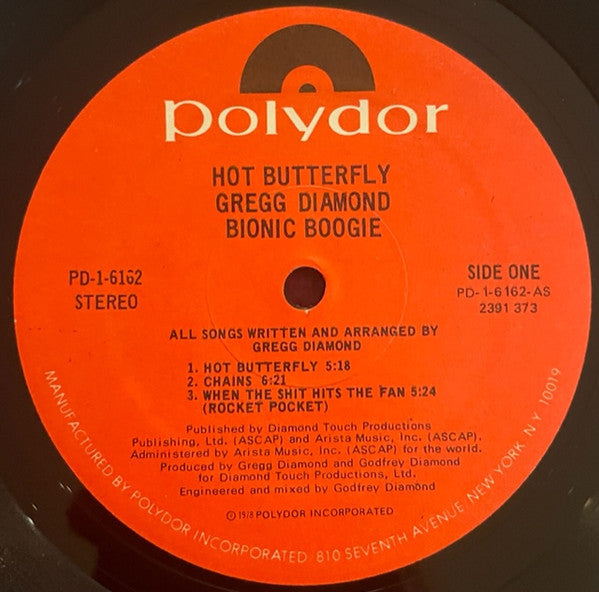 Gregg Diamond - Hot Butterfly