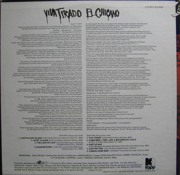 El Chicano - Viva Tirado