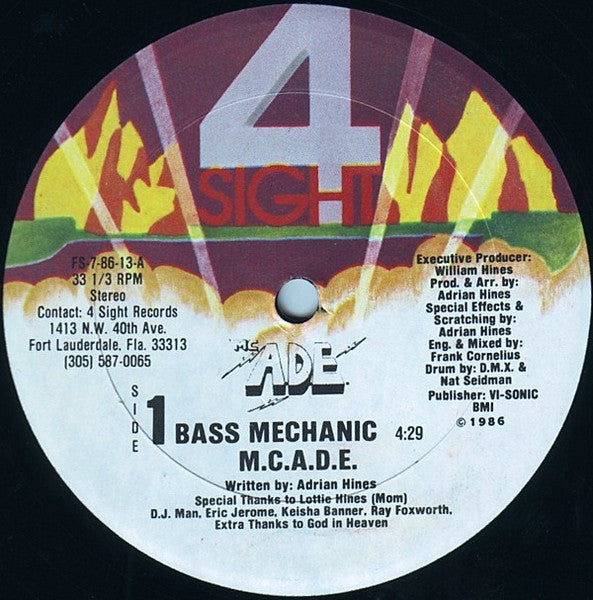 MC ADE - Bass Mechanic