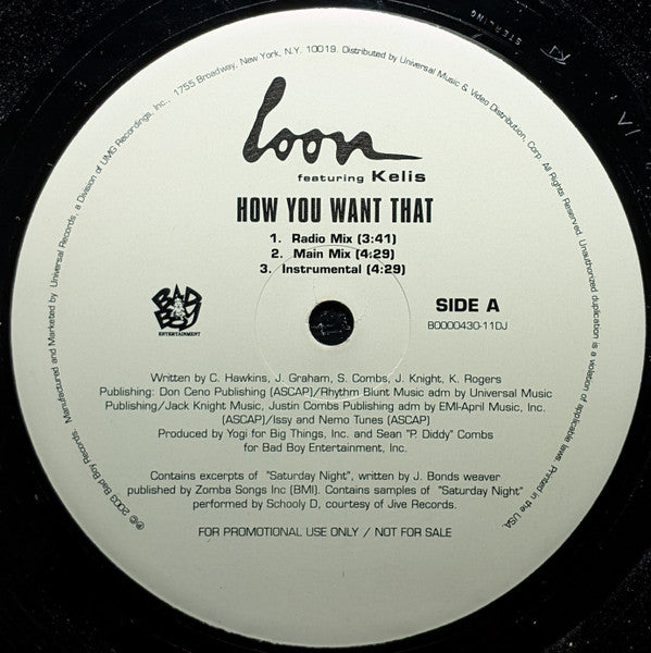 Loon - How You Want That / Relax Your Mind
