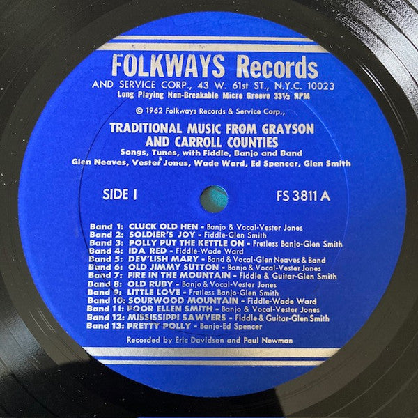 Various - Traditional Music From Grayson And Carroll Counties