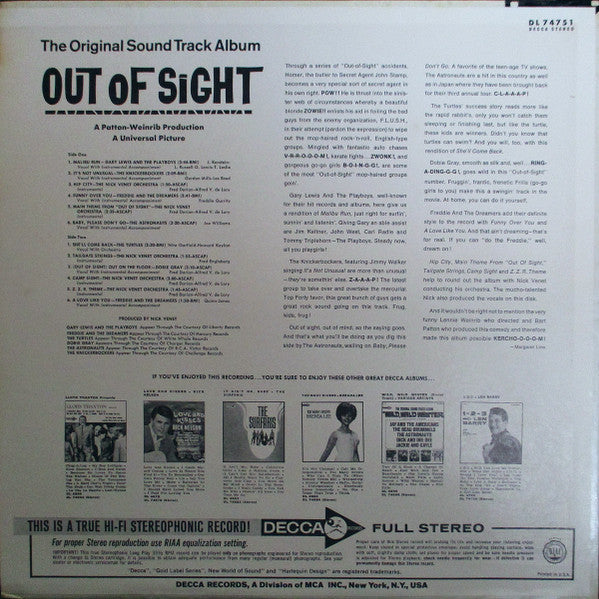 Various - Out Of Sight - The Original Soundtrack Album
