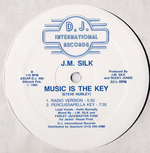 J.M. Silk - Music Is The Key