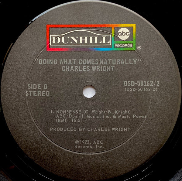Charles Wright - Doing What Comes Naturally