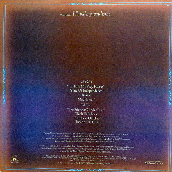 Jon & Vangelis - The Friends Of Mr. Cairo