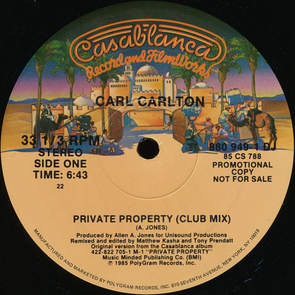 Carl Carlton - Private Property