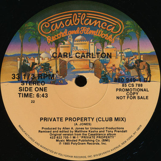 Carl Carlton - Private Property