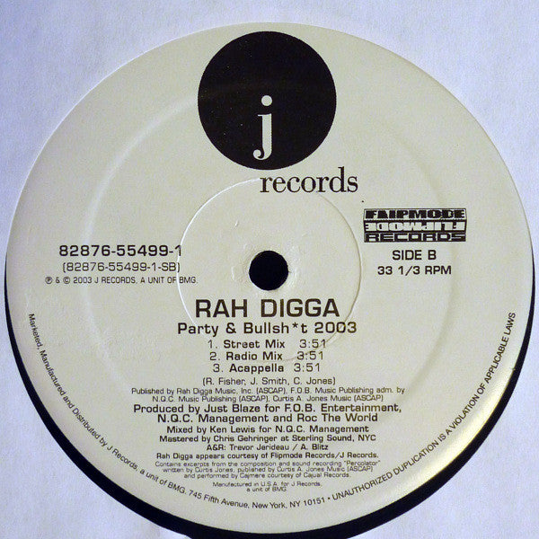 Party & Bullsh*t 2003