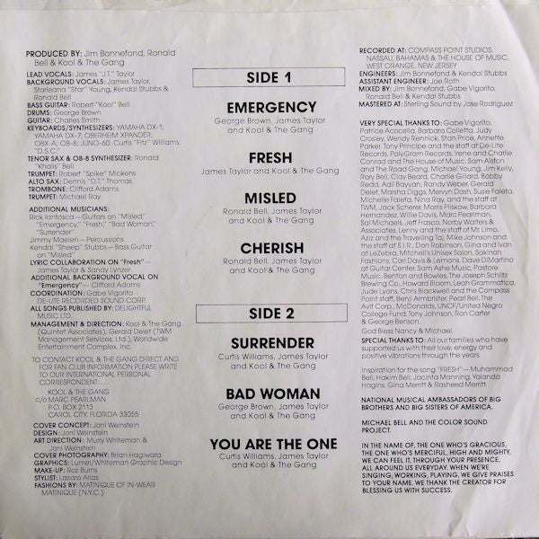 Kool & The Gang - Emergency