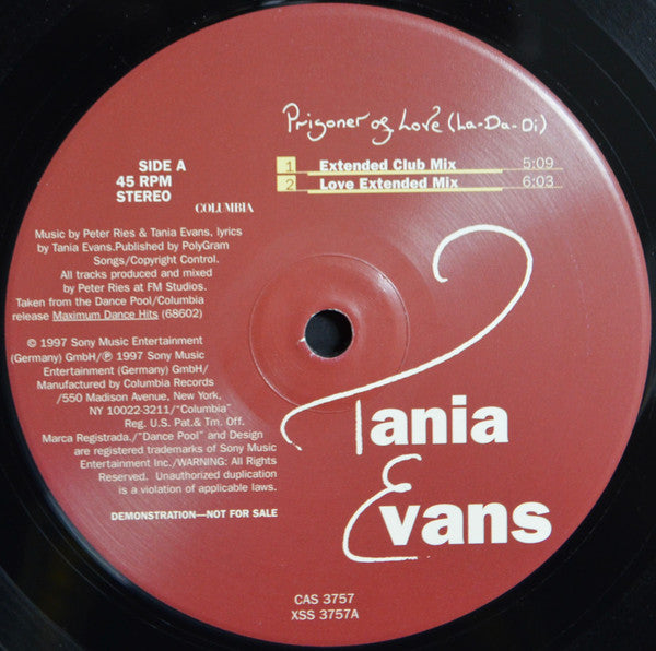 Tania Evans - Prisoner Of Love (La-Da-Di)