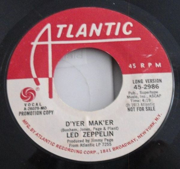 Led Zeppelin - D'yer Mak'er