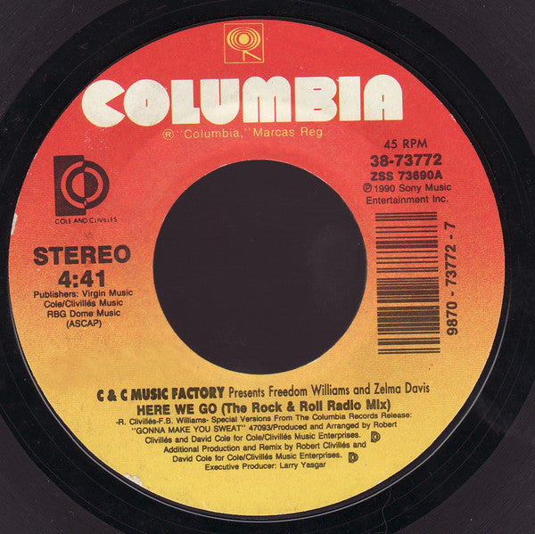 C + C Music Factory - Here We Go / Gonna Make You Sweat (Everybody Dance Now)