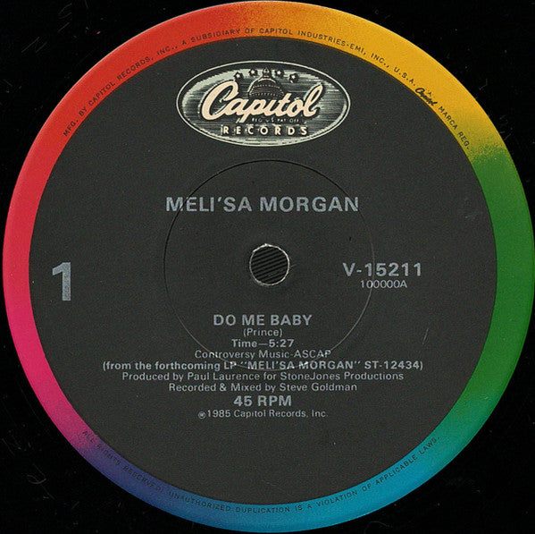 Meli'sa Morgan - Do Me Baby