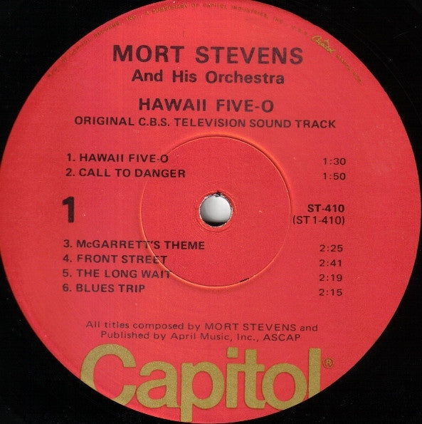 Mort Stevens And His Orchestra - Original Hawaii Five-O TV Sound Track