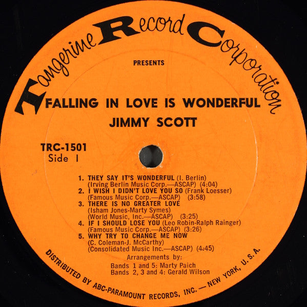 Jimmy Scott - Falling In Love Is Wonderful