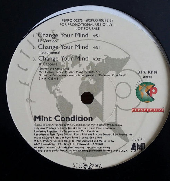 Mint Condition - You Don't Have To Hurt No More / Change Your Mind