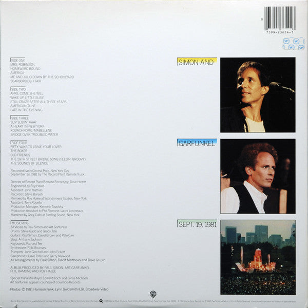 Simon & Garfunkel - The Concert In Central Park