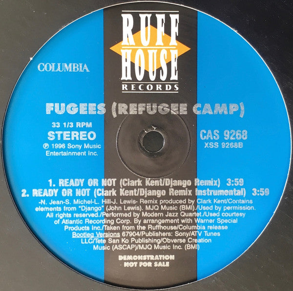 Fugees - Don't Cry Dry Your Eyes / Ready Or Not (Clark Kent / Django Remix)