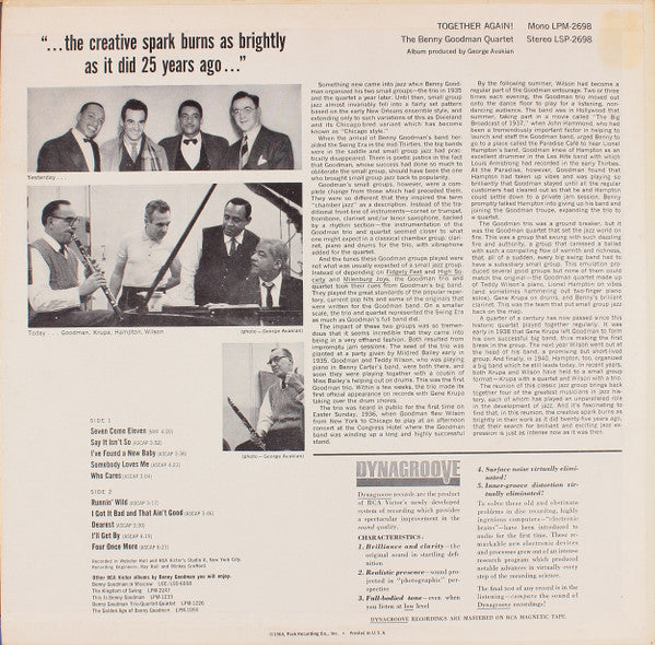 The Benny Goodman Quartet - Together Again!