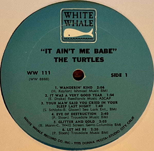 The Turtles - It Ain't Me Babe
