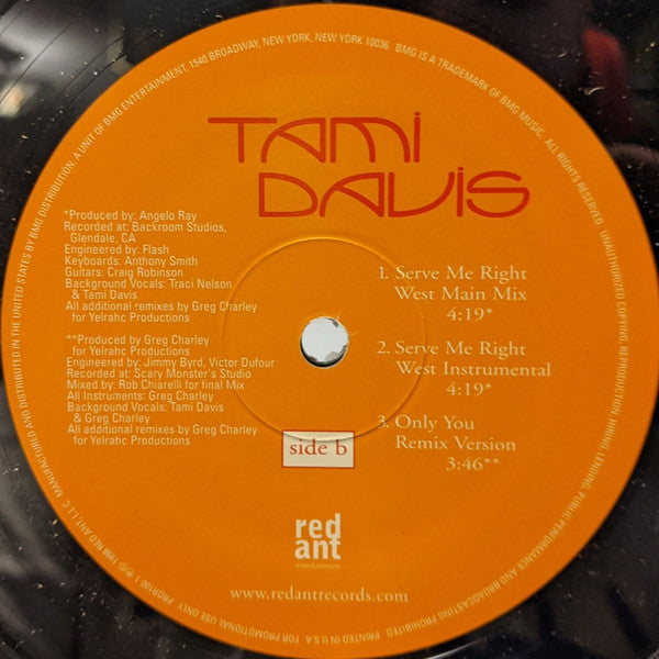 Tami Davis - Serve Me Right