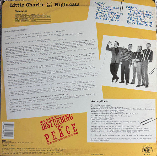 Little Charlie And The Nightcats - Disturbing The Peace
