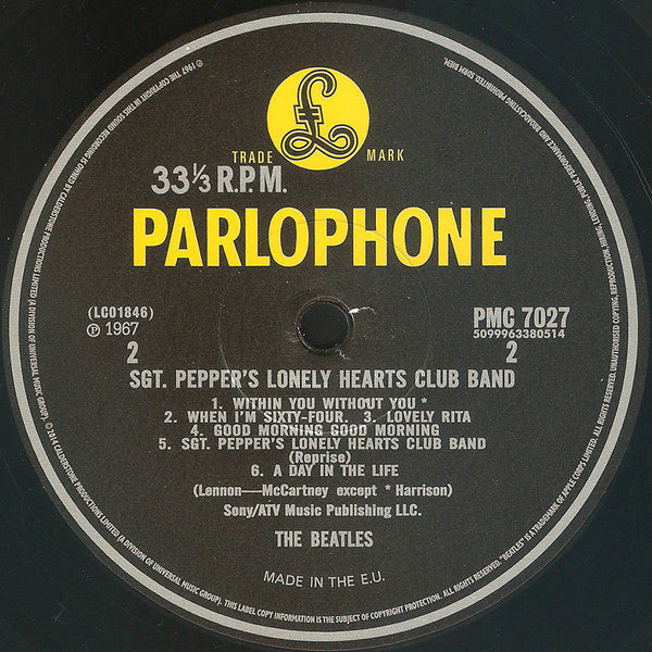 The Beatles - Sgt. Pepper's Lonely Hearts Club Band (2014, 180g, Special Cut, Mono)