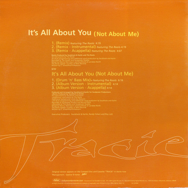 Tracie Spencer - It's All About You (Not About Me)