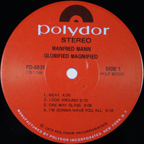 Manfred Mann's Earth Band - Glorified Magnified