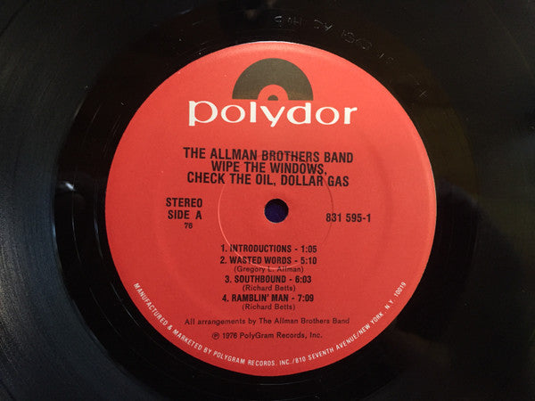 The Allman Brothers Band - Wipe The Windows, Check The Oil, Dollar Gas