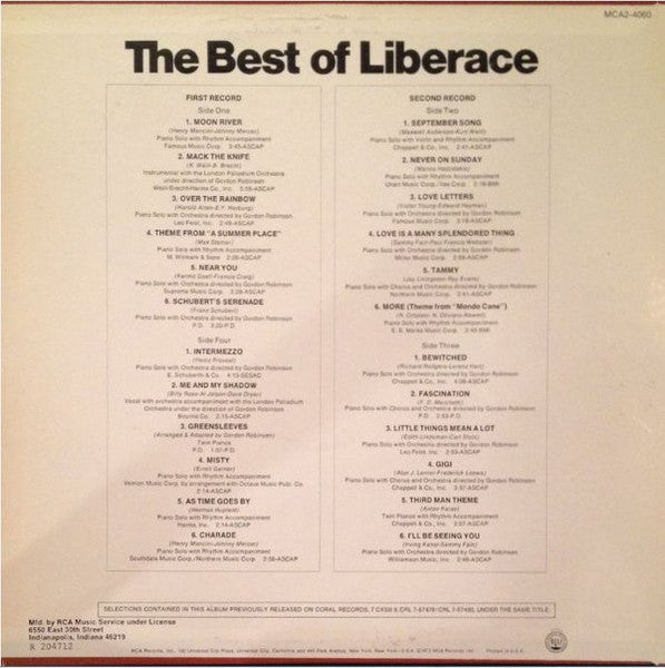 The Best Of Liberace