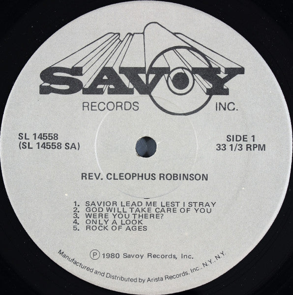 Reverend Cleophus Robinson - Sings Songs Of Faith And Inspiration