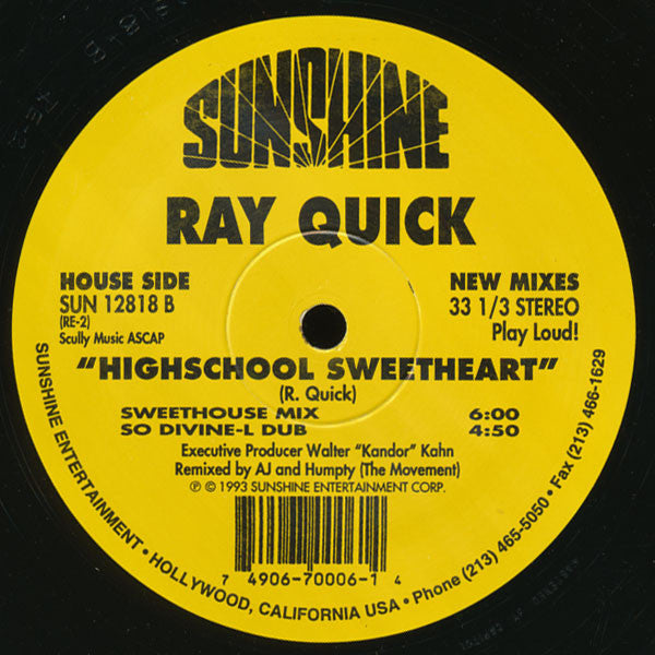 Ray Quick - Highschool Sweetheart