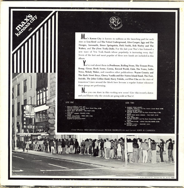 Various - 1976 Max's Kansas City