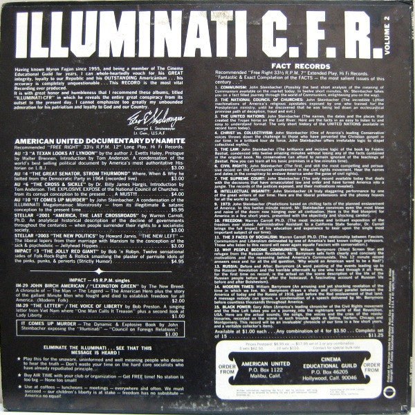 Myron Coureval Fagan - Illuminati - C.F.R. (The Council On Foreign Relations)