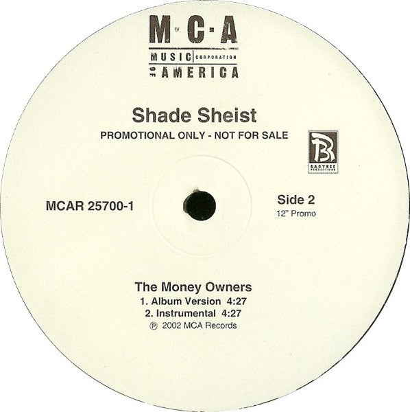 Shade Sheist - The Money Owners