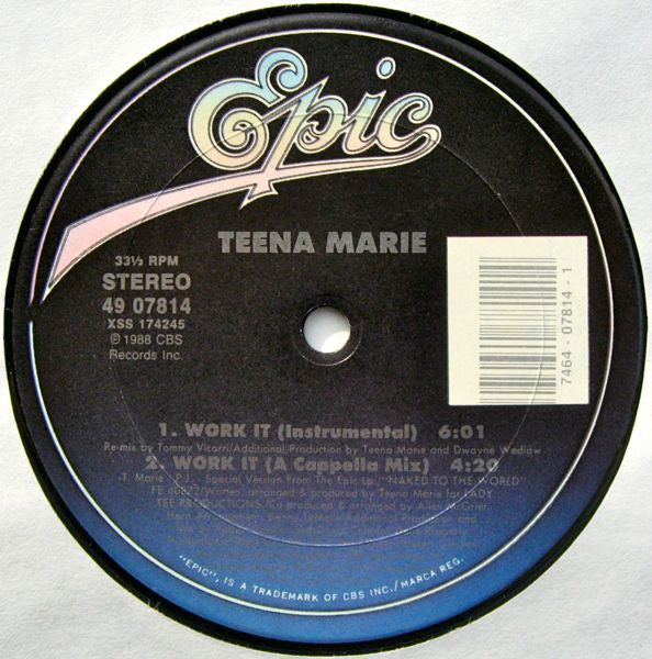 Teena Marie - Work It