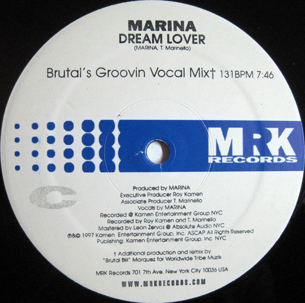 Marina (3) - The Dream Lover EP