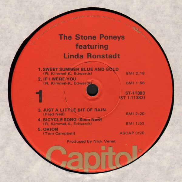 The Stone Poneys Featuring Linda Ronstadt