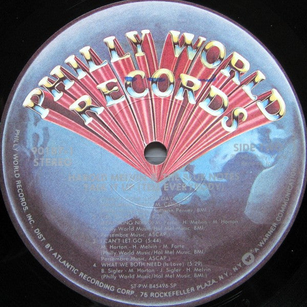 Harold Melvin And The Blue Notes - Talk It Up (Tell Everybody)