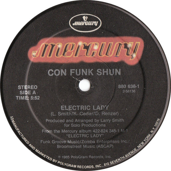 Con Funk Shun - Electric Lady