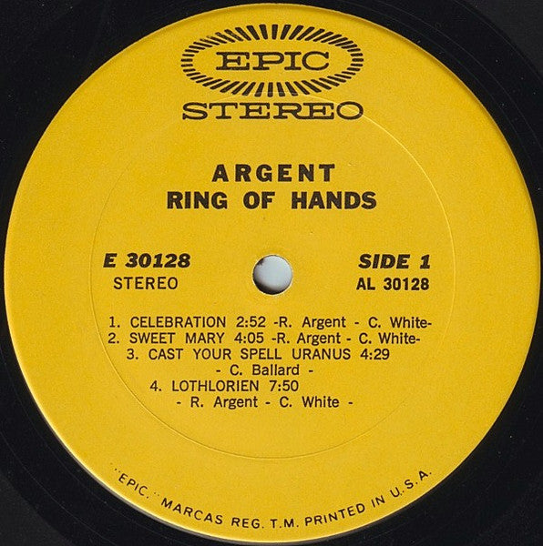 Argent - Ring Of Hands