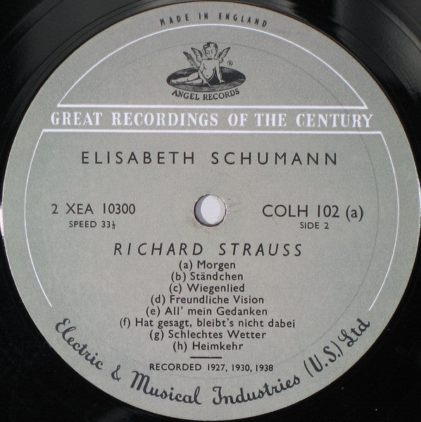 Elisabeth Schumann - Lieder