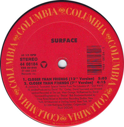 Surface - Closer Than Friends